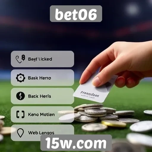 Métodos de pagamento aceitos no bet06
